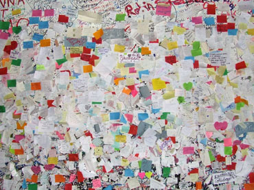 lettere degli amanti nel portico della casa di Giulietta
